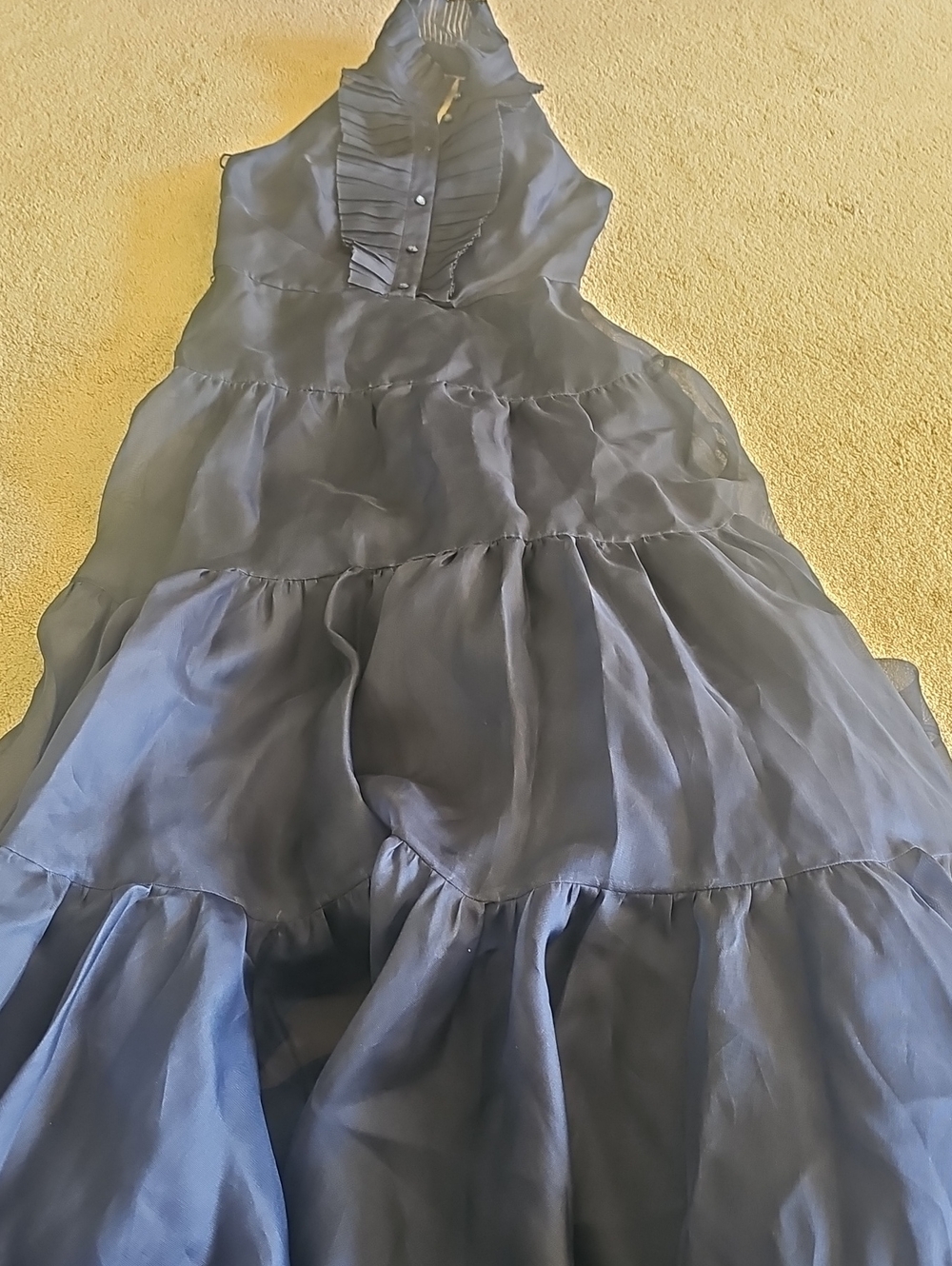 Ralph Lauren Navy Halter Maxi Dress - Picture 6 of 12